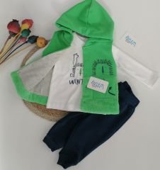 Aslan Figürlü Yeşil Yelekli Takım