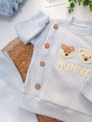 Hunny Ayıcık Kabartma Bebek Takımı