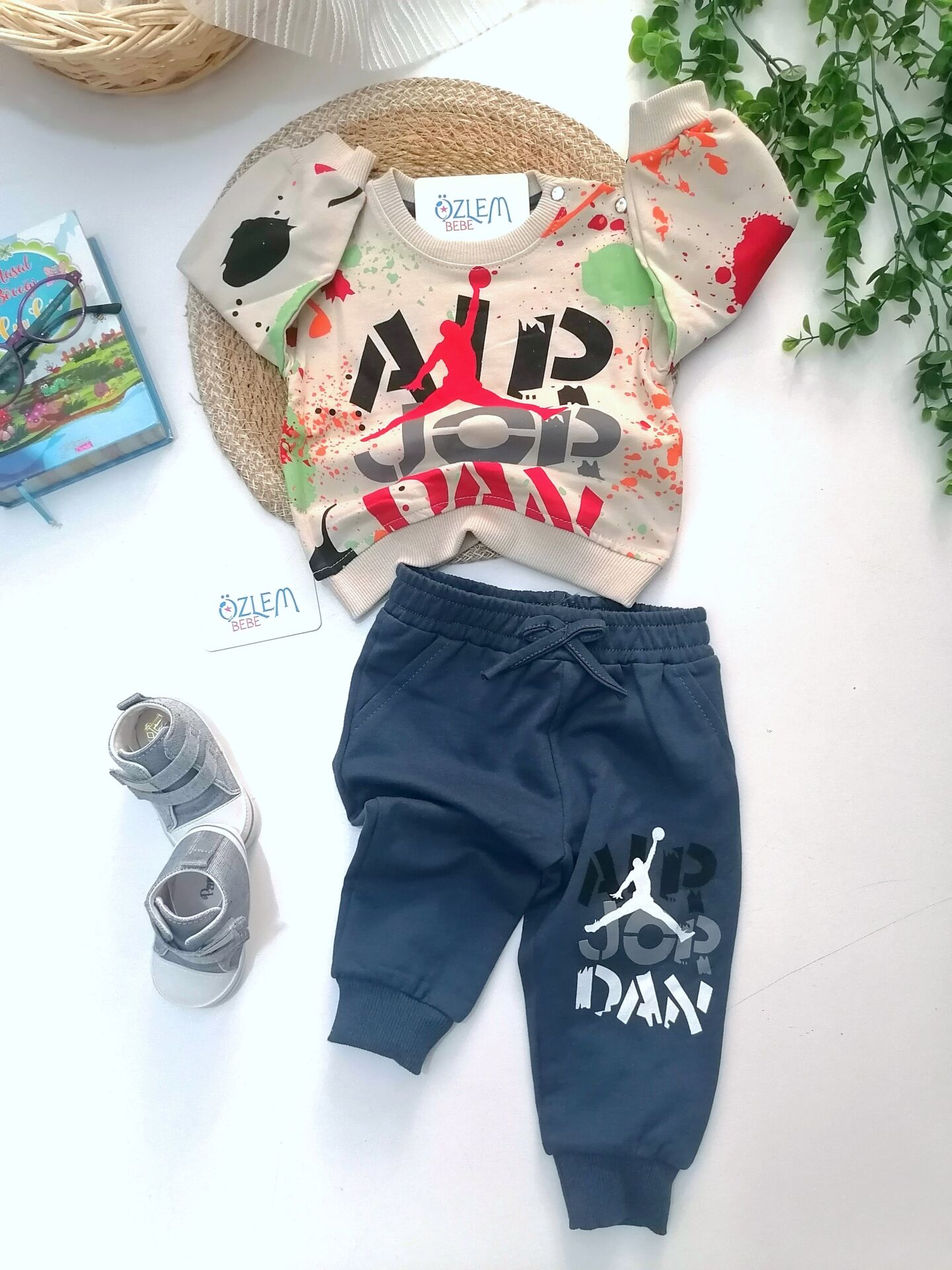 Jordan Renkli Sweat 2'li Takım