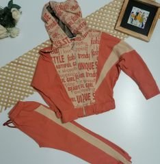 Yarasa Kollu Tarçın Kız Çocuk Takım