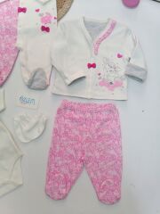 Gül Desenli 8'li Hastane Çıkışı