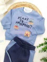 Ready To Campıng Baskı 2'li Takım