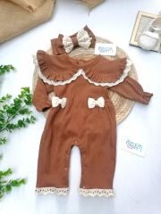 Kat Kat Güpür Yakalı Tulum