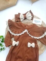 Kat Kat Güpür Yakalı Tulum