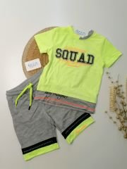 Mutlu Çocuklar Şortlu Erkek Takım