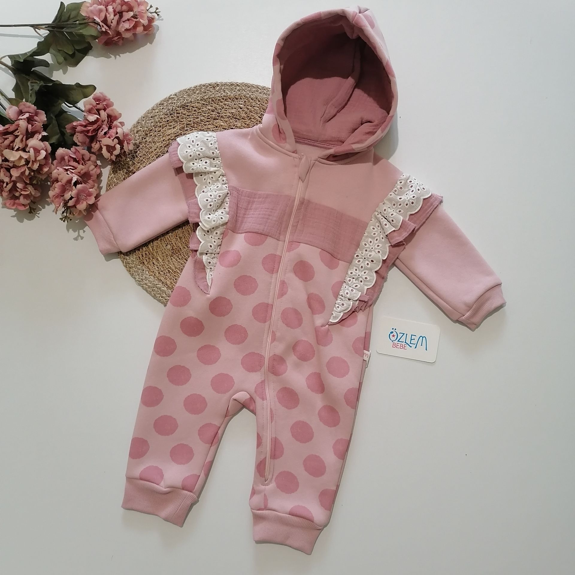 Pembe Kol Dantelli Astronot