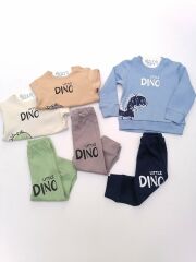 Little Dino Figürlü 2'li Eşofman Takım