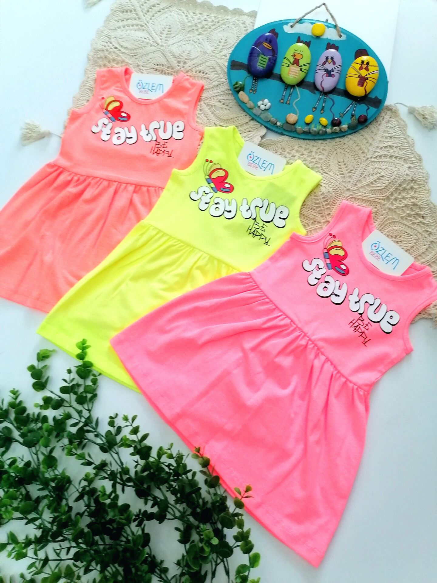 Stay True Pamuklu Askılı Elbise